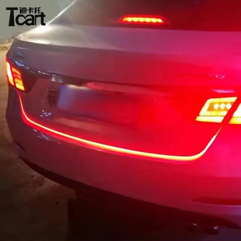 

Tcart for lada 2115 light Flexible LED Car Tail Light Bar Red and blue Running/Brake/Reverse/Signal/Rear Strip Light