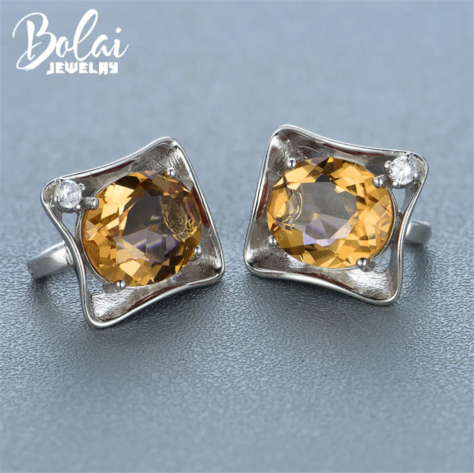 Женские классические серьги Bolai сережки из стерлингового серебра 925 пробы с