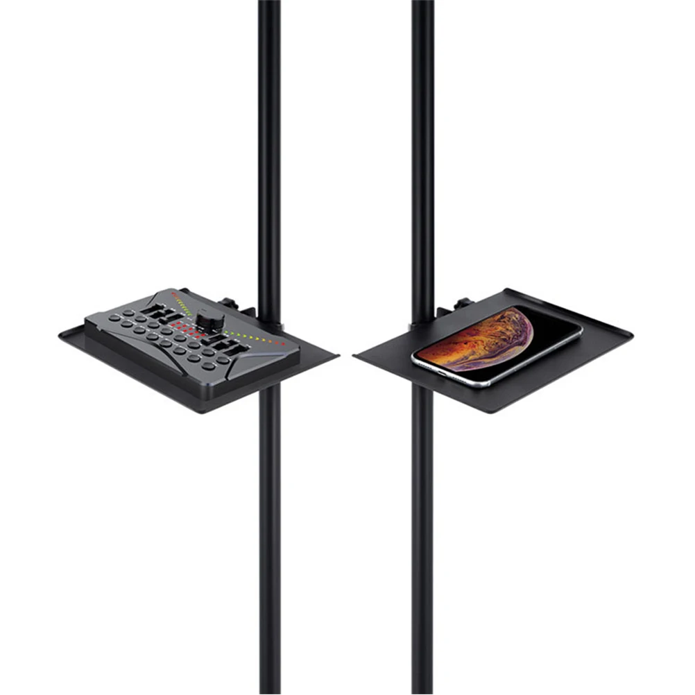 

Sound Card Live Broadcast Mic Iron Rack Stand Tray Microphone Clamp Holder