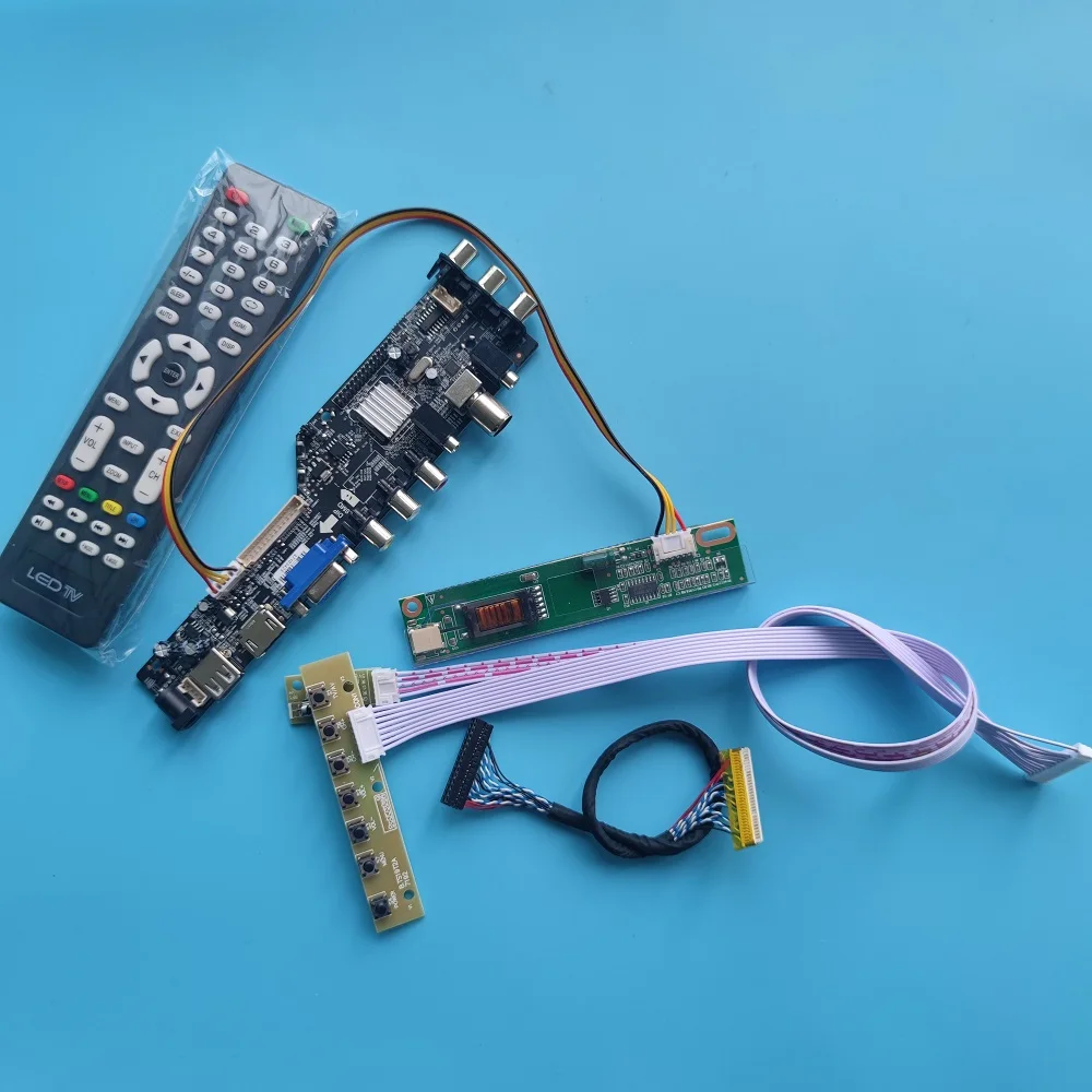 Комплект для LTN154AT07 USB совместимому с HDMI 1 холодным катодом (CCFL) VGA AV цифровой ТВ