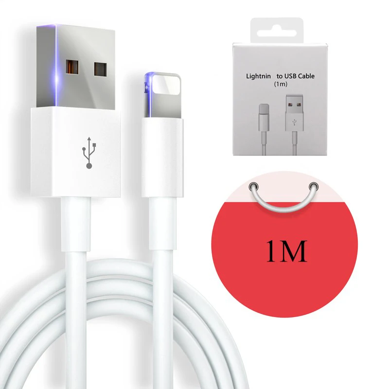 Оригинальный usb кабель для быстрой зарядки синхронизации данных и iPhone X XS Max 8 7 6 6S