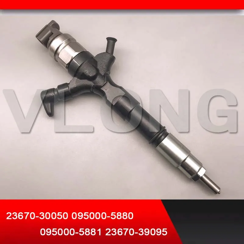 Подлинный COMMON RAIL дизельный инжектор для DE-NSO TOYOTA 2KD-FTV HIACE TURBO 23670-30050 095000-5880 095000-5881 23670-39095