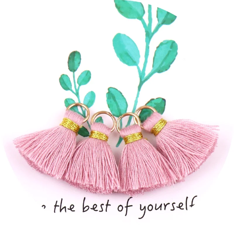 Хлопковые подвесные кольца с кисточками короткие Подвески сделай сам для