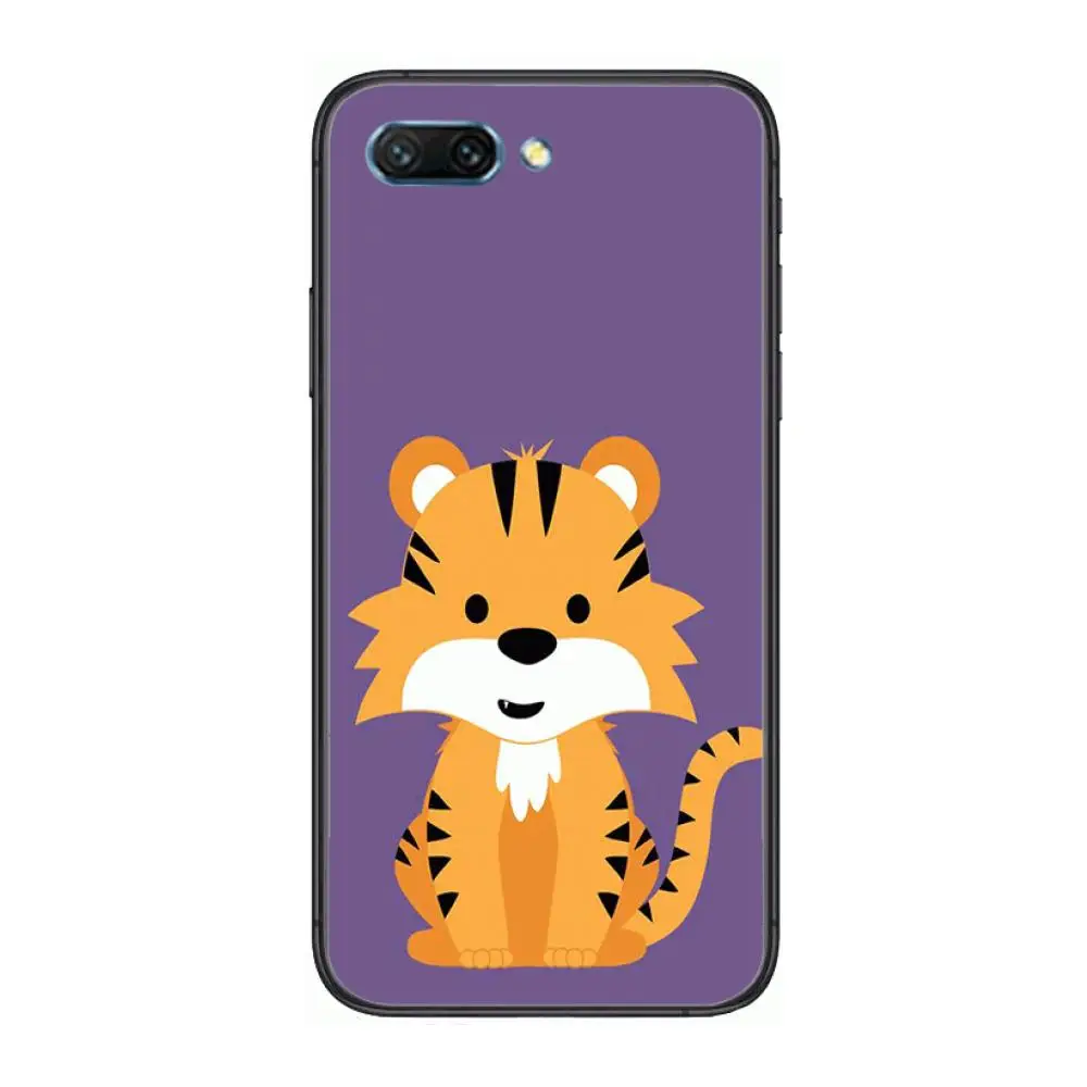 

Cartoon Animal Cute clear Phone Case For Huawei Honor 10 9 8 7 N Pro Lite A C RU Black Etui Coque Hoesjes comic fashion