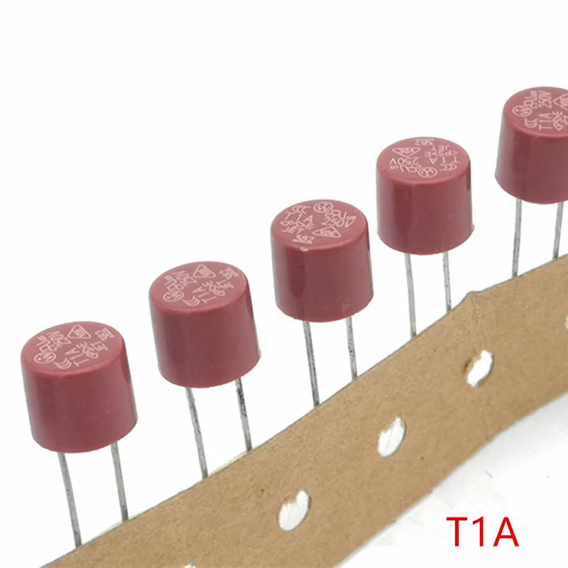 

(1000 pcs/lot) T1A 250V TR5 Slow Blow Subminiature Fuse, UL VDE RoHS Approved, T1A, 1 Amp.