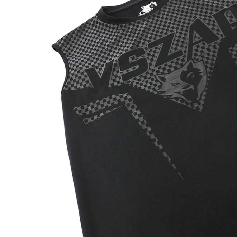 VSZAP острый жилет без рукавов Футболка для MMA боевой муай тай бокса фитнеса боевых