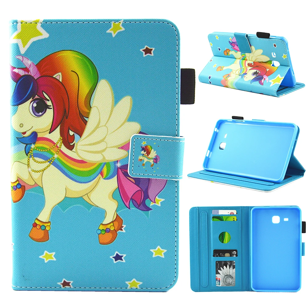 Модные кошкой единорогом Сова 2016 Tab 7 0 чехол для Samsung Galaxy A T280 T285 SM планшета