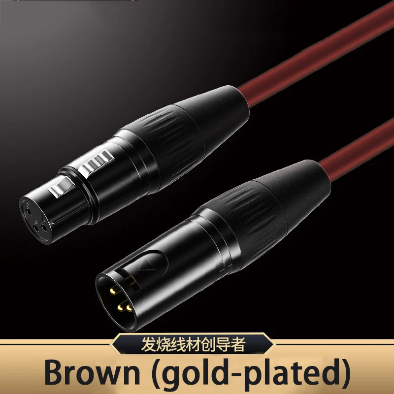 XLR кабель Папа мама M/F 3Pin OFC аудио фольга + Плетеный экранированный для микрофона