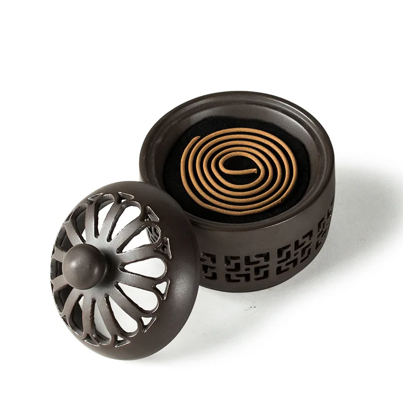 Горелка для благовоний с держателем ночной спирали|Благовония и курильницы| |