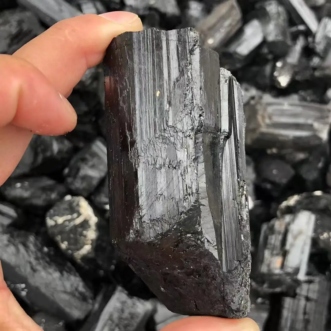 

natural The original specimen of natural crystal quartz black tourmaline 1pc