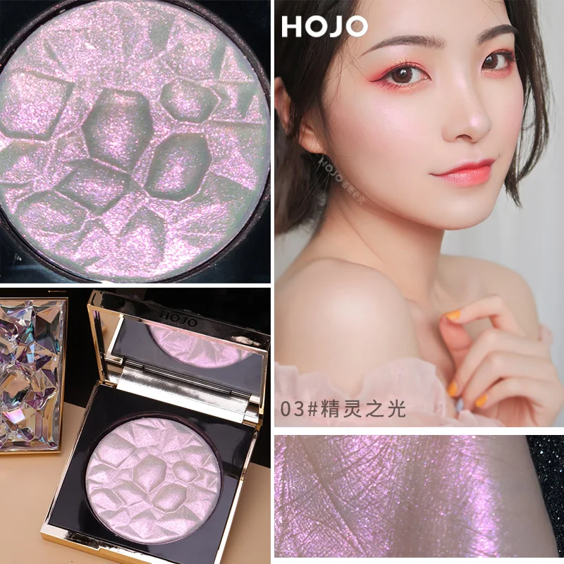 Палитра хайлайтеров Hojo diamond glitter контур лица Пудра для макияжа стойкий