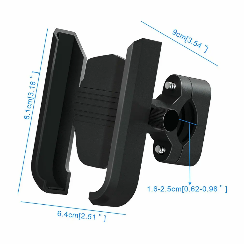 

Aluminum Alloy Mobile Phone Holder Rotatable Handlebar Type Bicycle Motorcycle Phone Stand For iPhone GPS Device