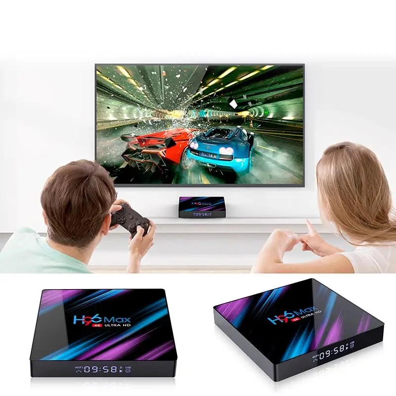 H96 Max ТВ приставка Android 9,0 Смарт ТВ приставка RK3318 4K 2,4G& 5G Wifi BT4.0 H96Max 4GB 64GB медиаплеер Android приставка