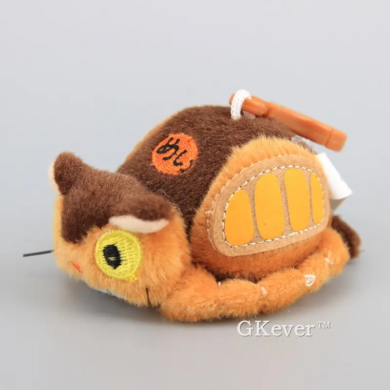 5 шт./лот кошка автобус Мой сосед Тоторо мини мягкий плюшевый брелок 9 см детский