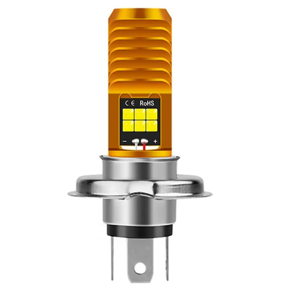 1PC P15D H4 BA20D Led Motorcycle Headlight Bulb P15d 3030LED Scooter Light Lamp Moto Accessories 6000K Ba20d COB |