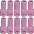 Алюминиевая насадка TIG, газовые линзы, керамические защитные чашки 53N61SXL 8XL #48 мм, подходит для сварочных фонарей, аксессуары SR PTA WP 9 20 25 Series, 10 шт.