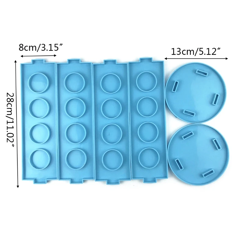 

1 Set Coffee Capsule Cup Display 3D Stand Rack Epoxy Resin Mold Coffee Capsule Holder Organiser Silicone Mould DIY Crafts
