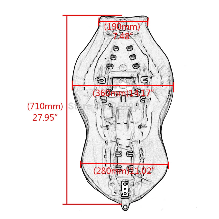 Driver Rear Passenger Seat Two UP Fits For Harley Sportster XL883 1200 2004-2016 |
