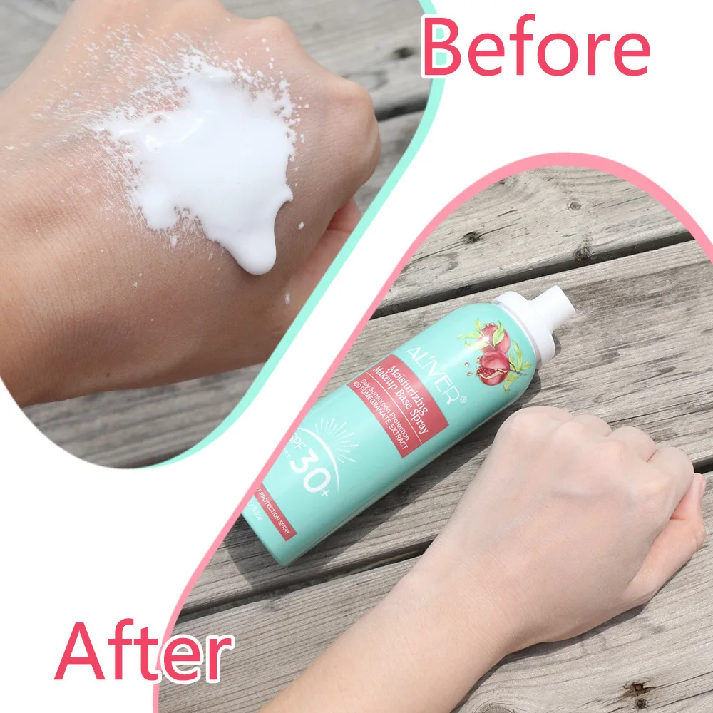 

Moisturizing Isolation Red Pomegranate Sunscreen Spray Whole Body Waterproof Sweat-Proof Sun Protection Lotion Concealer