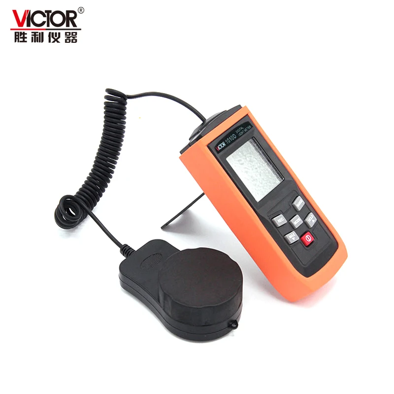 Victor 1010C 1010D Автоматический цифровой светильник Luxmeter 50000 + lux 0 1 фото ручной