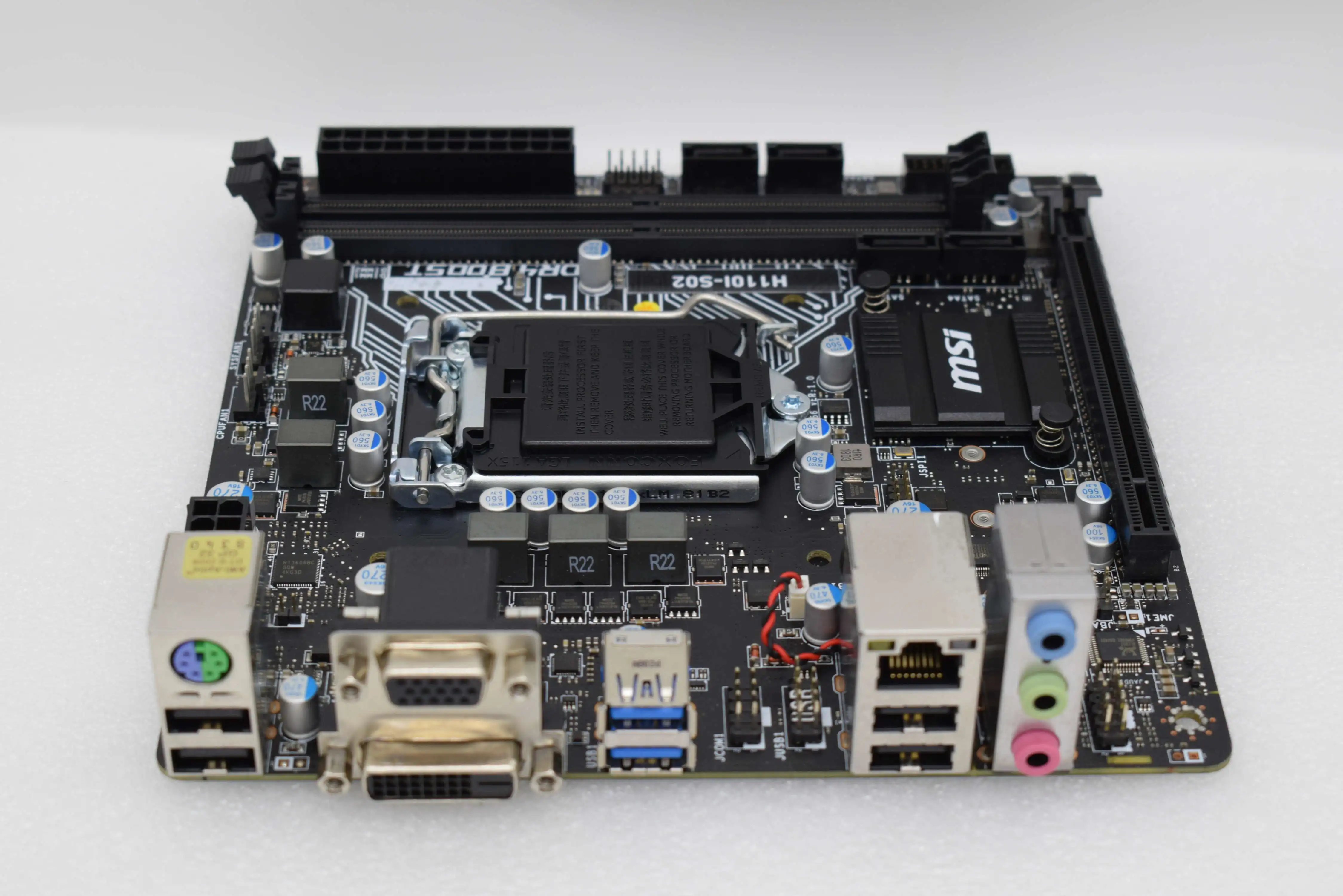 

H110I-S02 for msi intel H110 lga 1151 Original Desktop Motherboard ddr4 Mini-ITX used pc motherboard PCI-E X16 USB3.0 SATA3.0