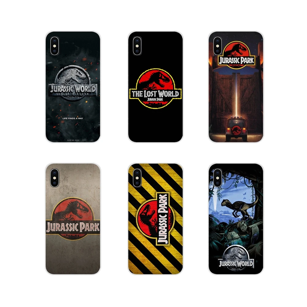 Чехол из прозрачного TPU с постером фильма "Парк юрского периода" 1993 года для Xiaomi Redmi 4A S2 Note 3 3S 4 4X 5 Plus 6 7 6A Pro Pocophone F1.