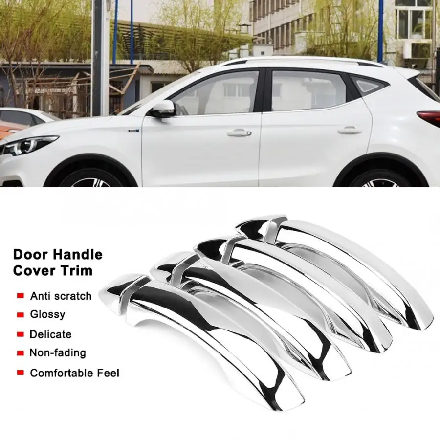 8 шт. накладки на дверную ручку автомобиля MG Zs Suv 2018 2019 Хромирование 