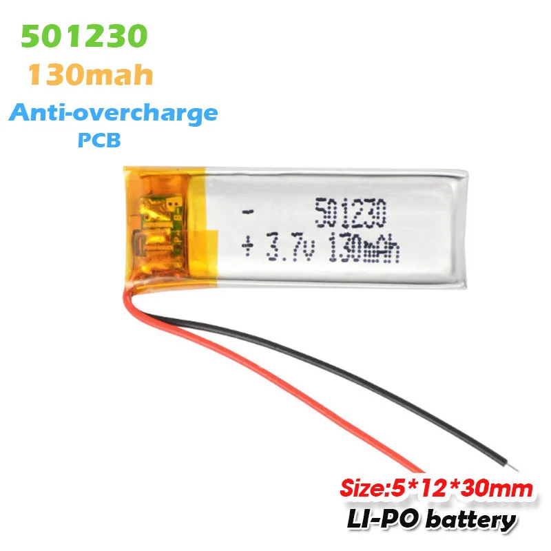 501230 051230 V 3 7 mAh литиевая полимерная аккумуляторная батарея для Mp3 Mp4 DVC DIY GPS bluetooth