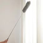 Регулируемая телескопическая гибочная щетка для пыли для интерьера автомобиля, вентиляционное отверстие, удаление пыли, бытовая щетка для пыли