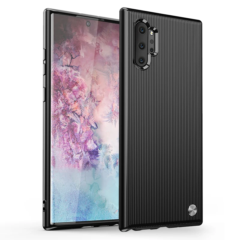 Полосатый силиконовый чехол для samsung Galaxy Note 10 Plus 5G Модный мягкий из