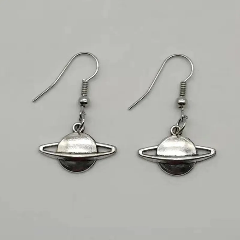 1 пара (2 шт.) из тибетского серебра и НЛО кулон чужой серьги ручная работа сделай