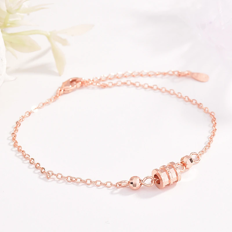 Браслет из розового золота 14 к, модный браслет Pulseras Plata Ley 925 Mujer Bizuteria, Свадебный 14 K, драгоценный камень, топаз, ювелирные изделия, браслет для женщин пандора шармы серебро 925 серебряный бра