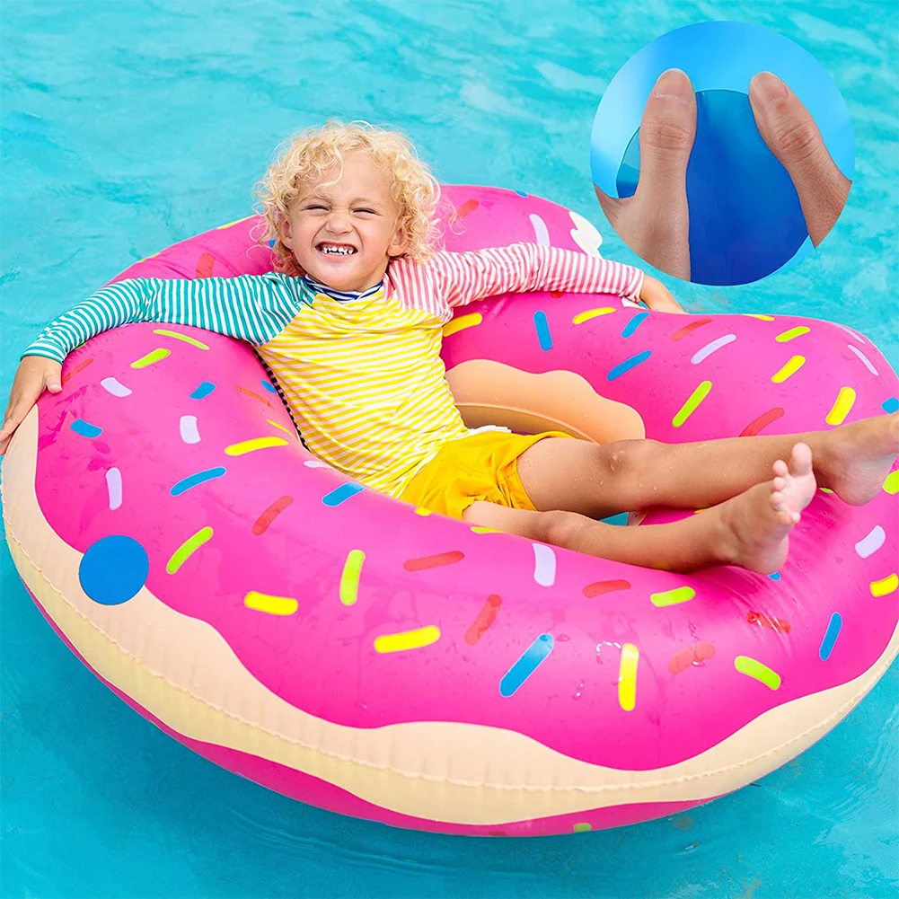 

Swimming Pool Ring Patch Repair Kit Plastic Repair Patches Self-Adhesive Waterproof Pools Inflatable Mattress Boats Dinghy 20PCS