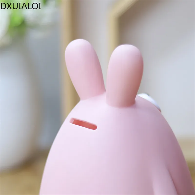 Cartoon rabbit piggy bank ornaments nordic animal piggy  bank creative cute piggy bank children's room decoration DXUIALOI images - 6