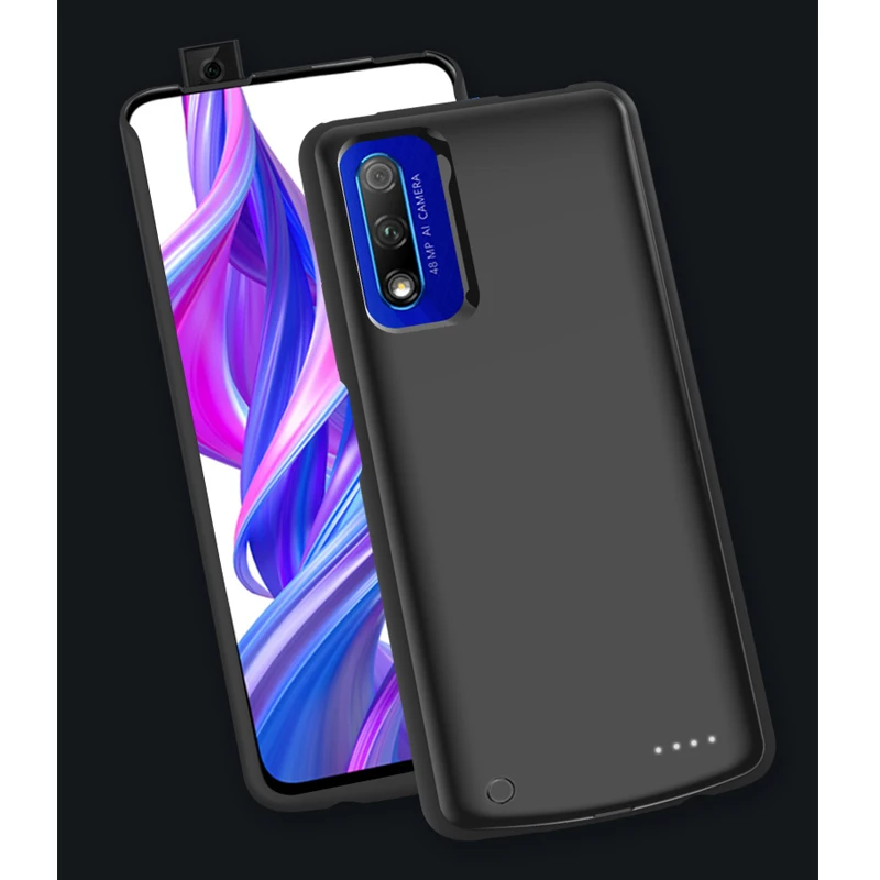 6500 мАч Внешний аккумулятор чехол для huawei Honor V30 Pro V30 ударопрочный аккумулятор зарядное устройство для Honor 9X Pro 9X зарядка Мягкий край