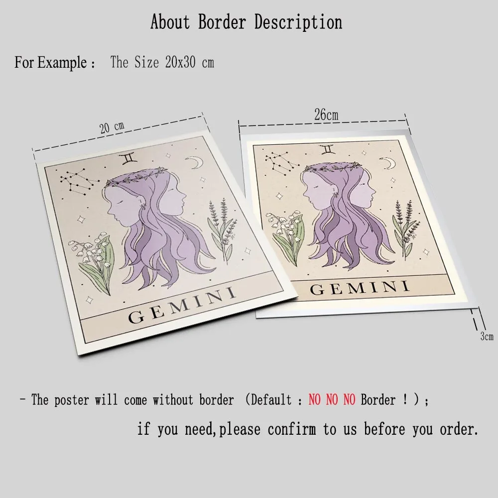 Созвездия детская Настенная картина холст плакат печать Астрология Бохо Рак