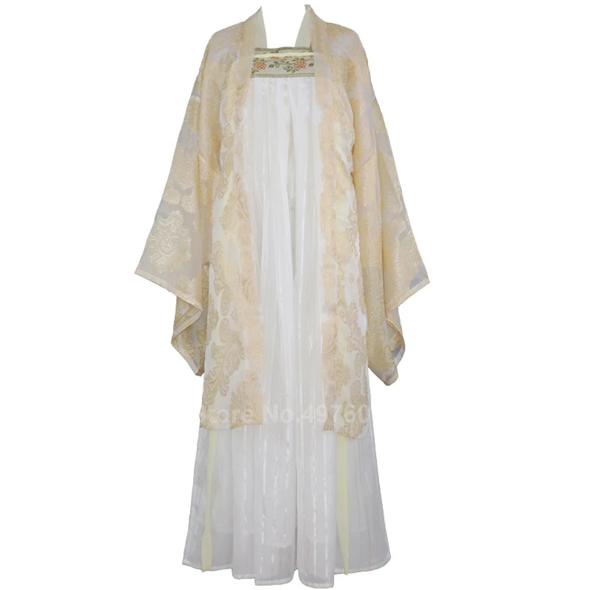 

Traditional Japanese Kimono Women Costume Oriental Dance Fairy Outfit Elegent Tang Dynasty Chinese Hanfu Photography Wear Haori