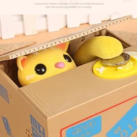 automated cat steal coin bank money saving box santa claus electronic money boxes piggy banks kids gift home decor cute dropship