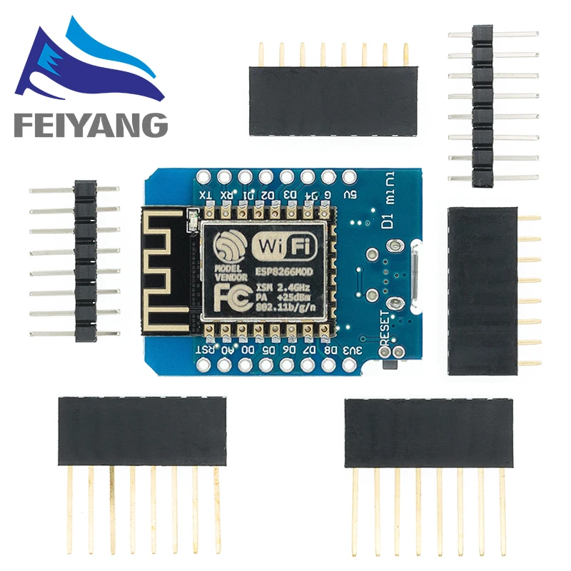 WeMos D1 Mini Pro V3.0 NodeMcu 4 Мб/16 Мб байт Lua WIFI Интернет вещей Плата развития ESP8266 CH340G Nodemcu