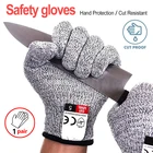 Многофункциональные перчатки с защитой от порезов, устойчивые к порезам, из нержавеющей стали проволочная металлическая сетка, кухонные перчатки с защитой от порезов