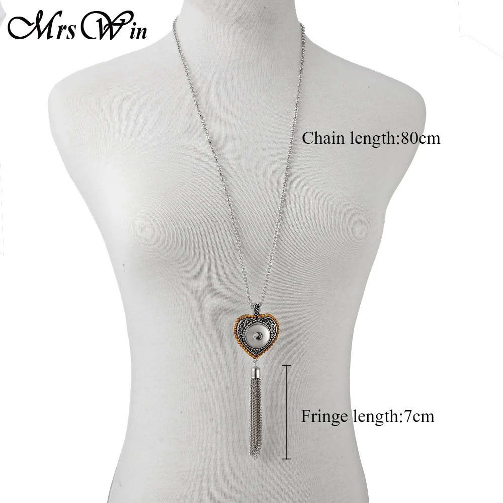 Новинка богемное этническое ожерелье с кнопкой длинной кисточкой подвесное