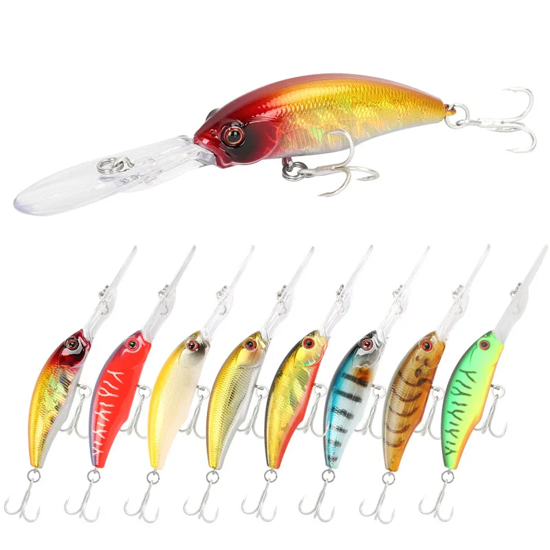 Bassland Minnow качественная плавающая приманка для рыбалки жесткие 3D приманки глаз