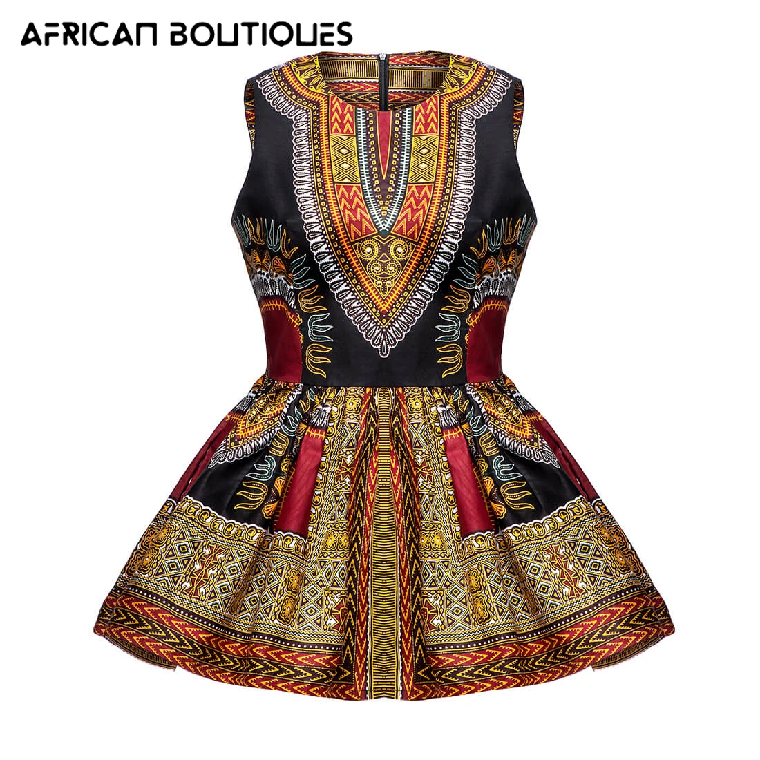 

Sexy Sleeveless Women's Top African Print Dashiki Ankara Wax Tank Top Fashion Women's Street Clothes Fall 2021