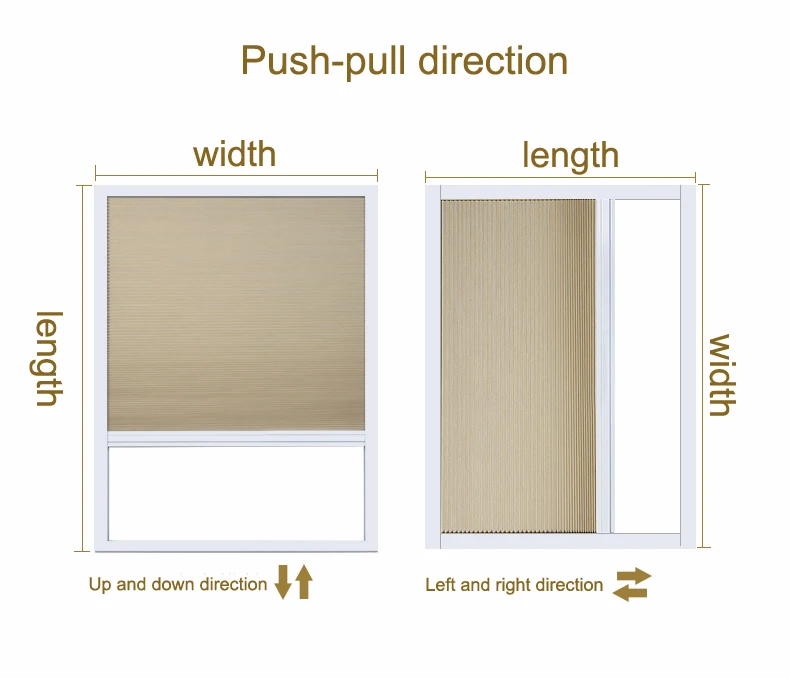 Половинные/Полные затемняющие сотовые жалюзи с ручным натяжным управлением