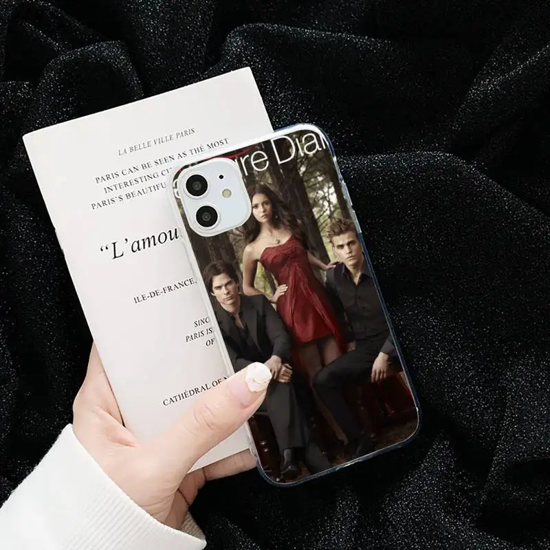 

journaux des vampires Phone Cases Transparent soft For iphone 5 5s 5c se 6 6s 7 8 11 12 plus mini x xs xr pro max
