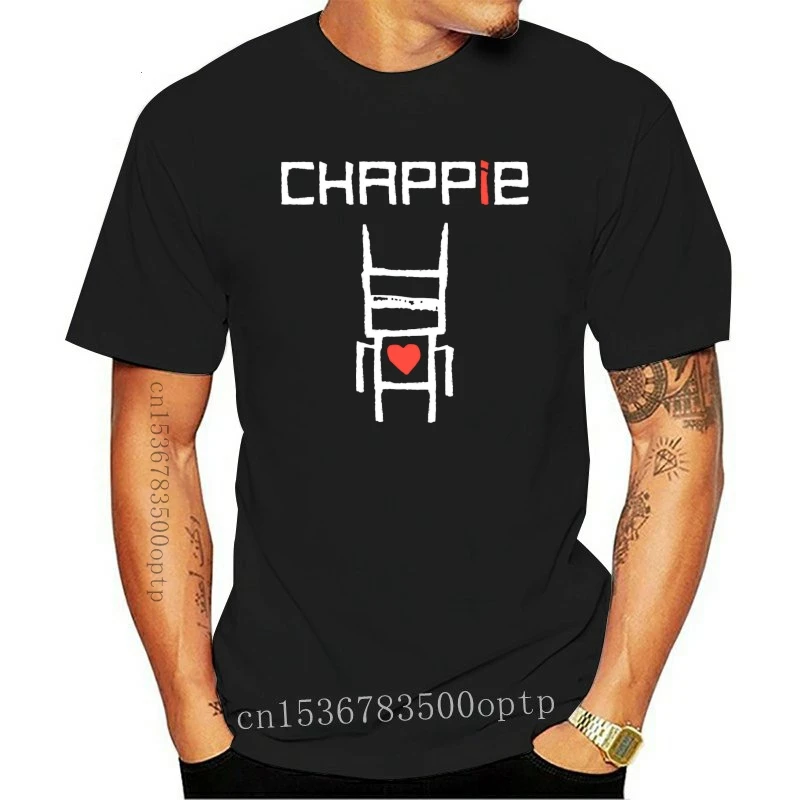 

Chappie T Shirt Love Chappie T-Shirt Short-Sleeve Man Tee Shirt Graphic Basic Funny 100 Cotton 6xl Tshirt