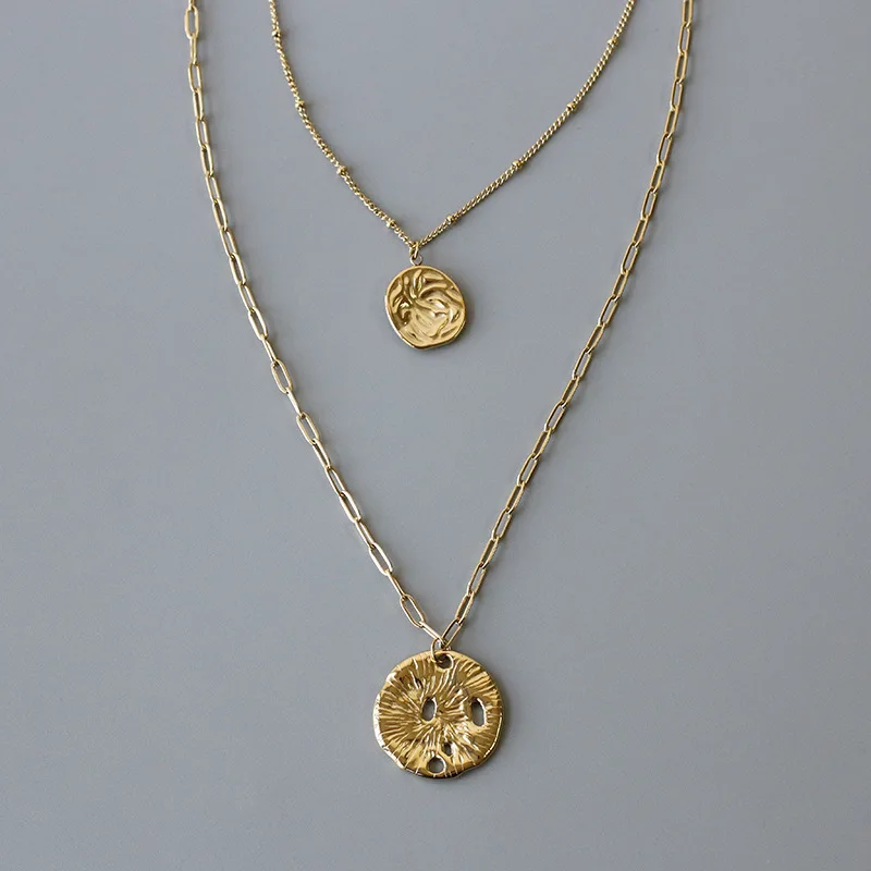 

Цепочка Женская двойная, 14 к, в богемном стиле