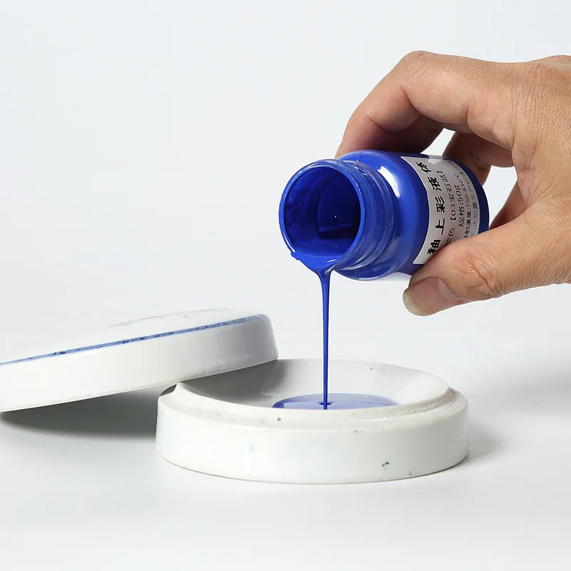 Керамическая эмалированная цветная жидкая керамическая краска для рисования