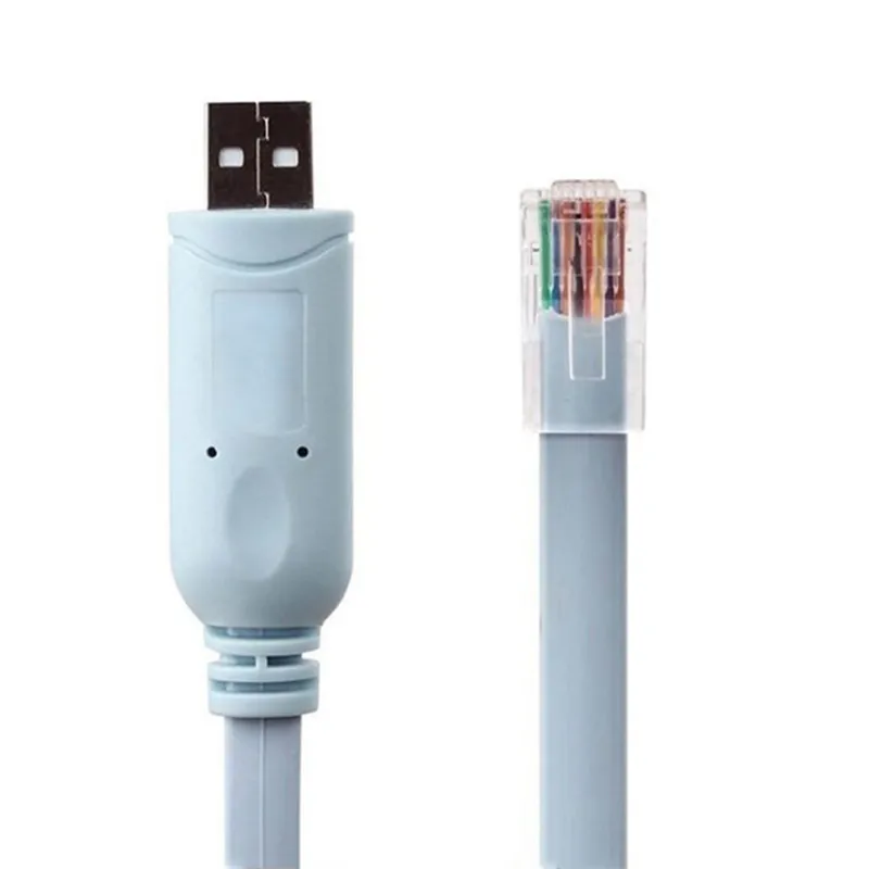 USB удлинитель RJ45 консольный кабель FTDI FT232R чип + RS232 уровень переключения 1 8 м для