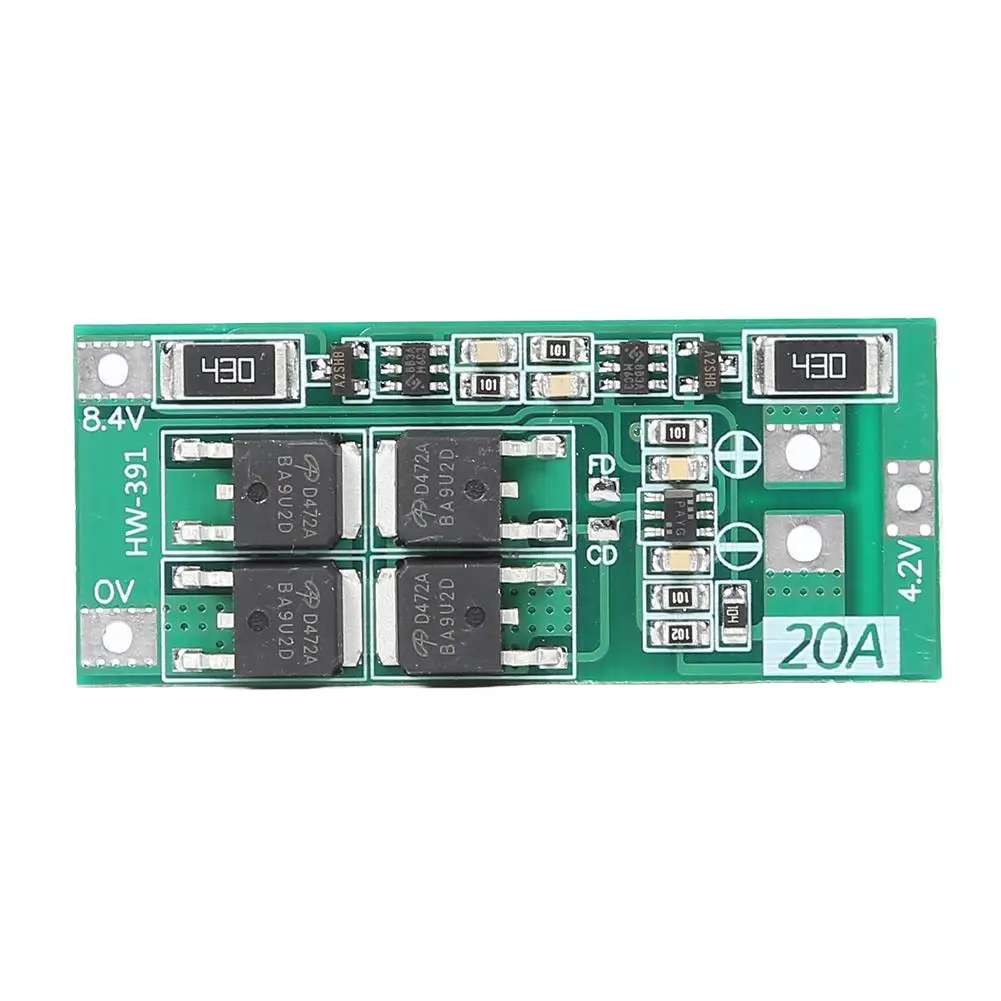 Зарядное устройство для литий-ионных аккумуляторов 2S 20A модуль Lipo Cell PCB плата